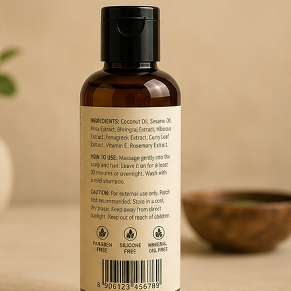 Hair oil application