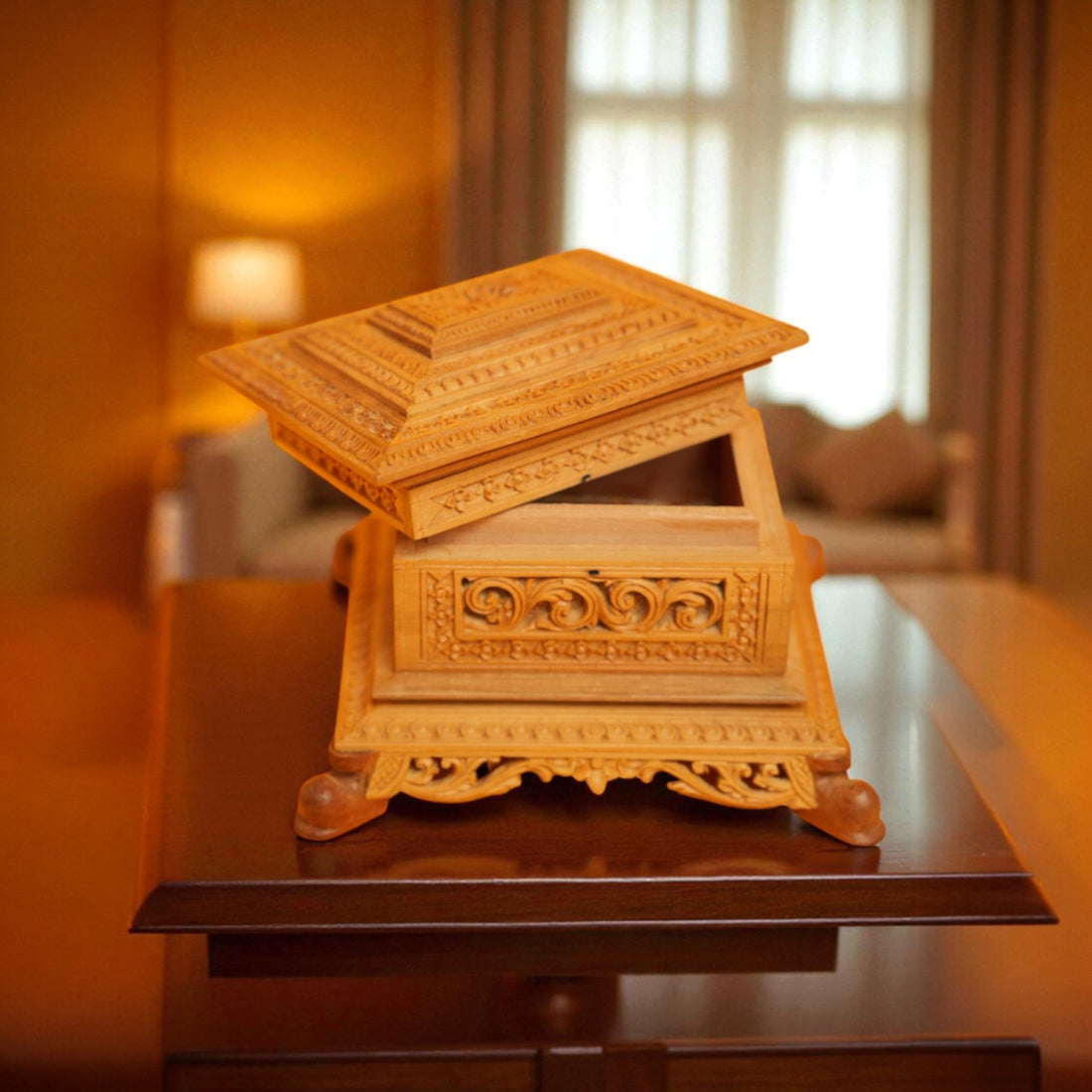 Sandalwood Jewellery Box