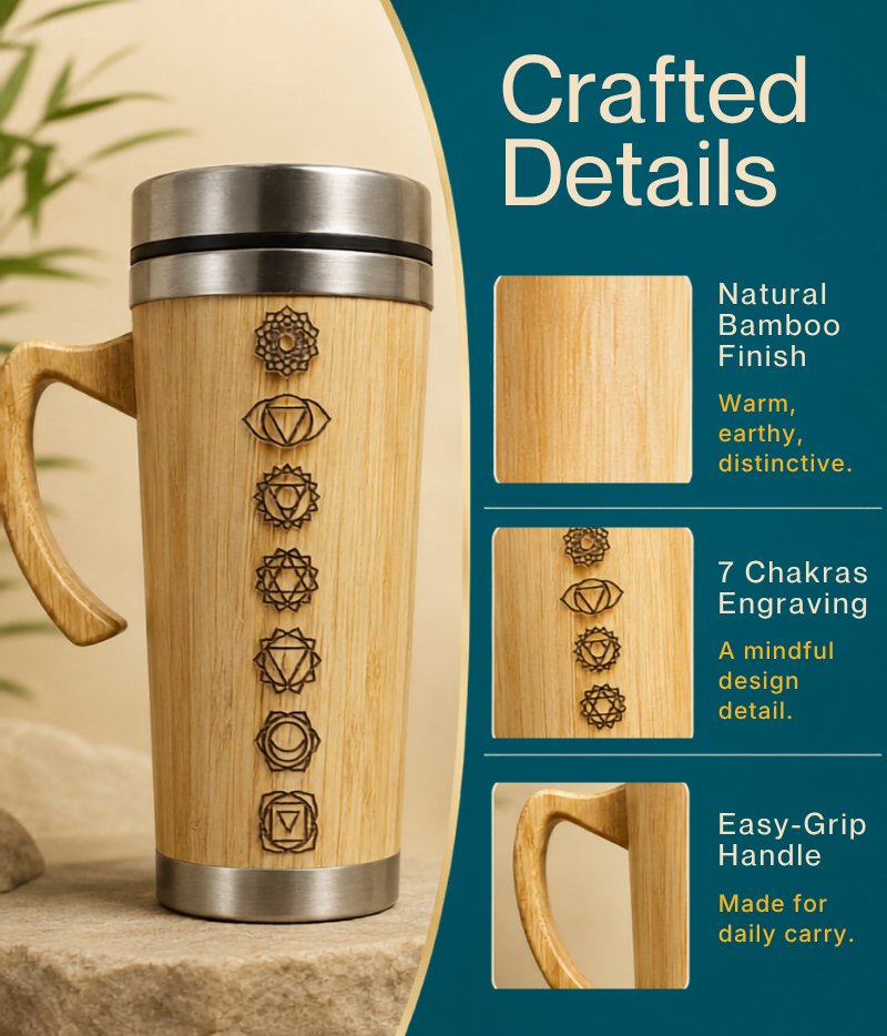 Bamboo Thermo Gym Shaker – Reusable Fitness Bottle