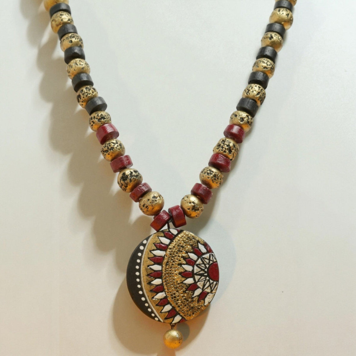 Handcrafted Terracotta Necklace 006