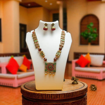 Handcrafted Terracotta Necklace 004