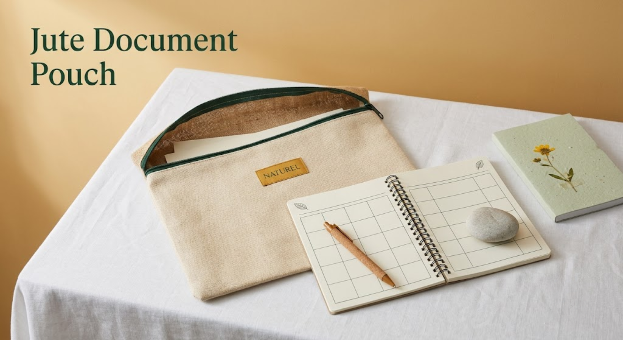 Pencil Boxes and Pouches and Jute Tote Bags