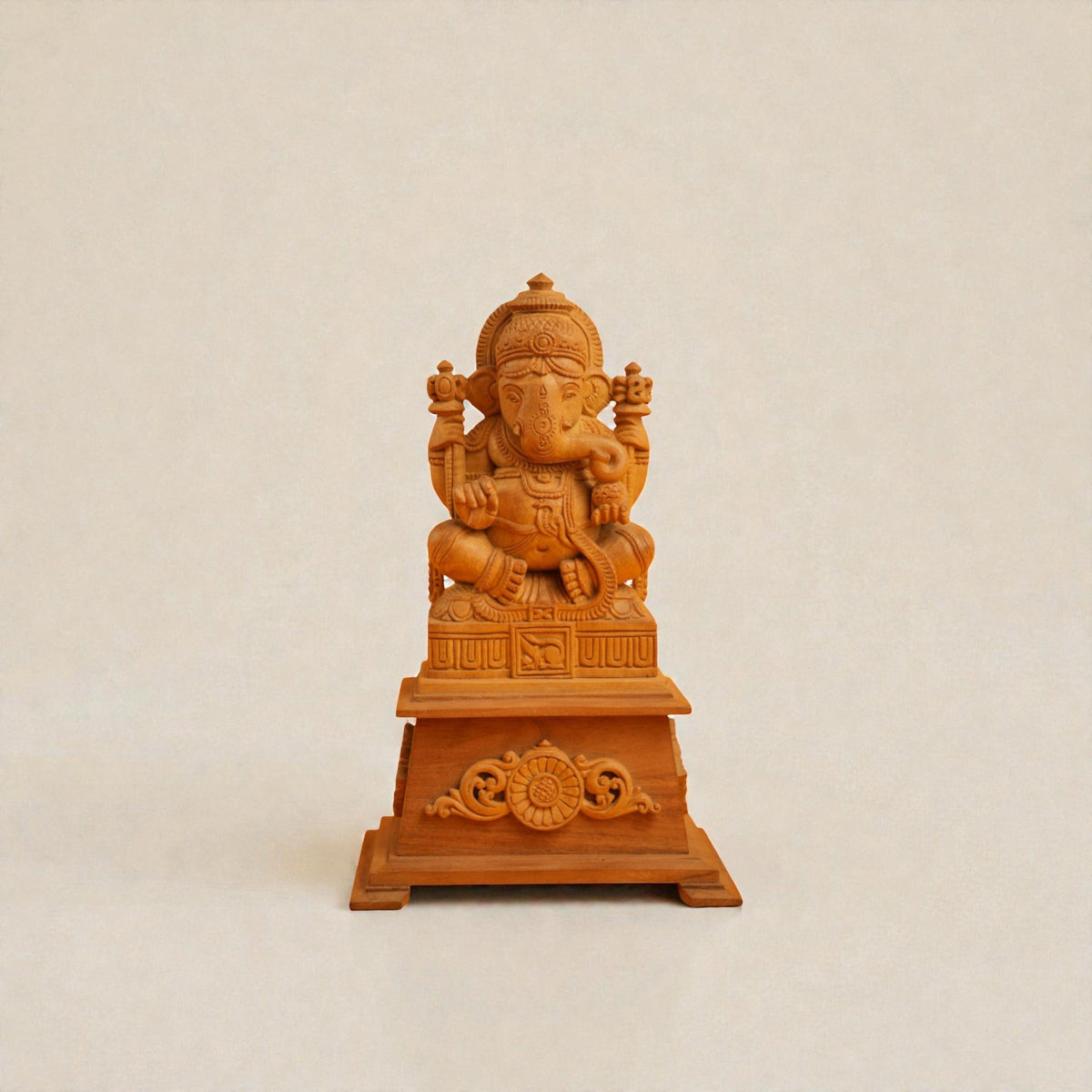 Sandalwood Ganapathi Idol – view 2