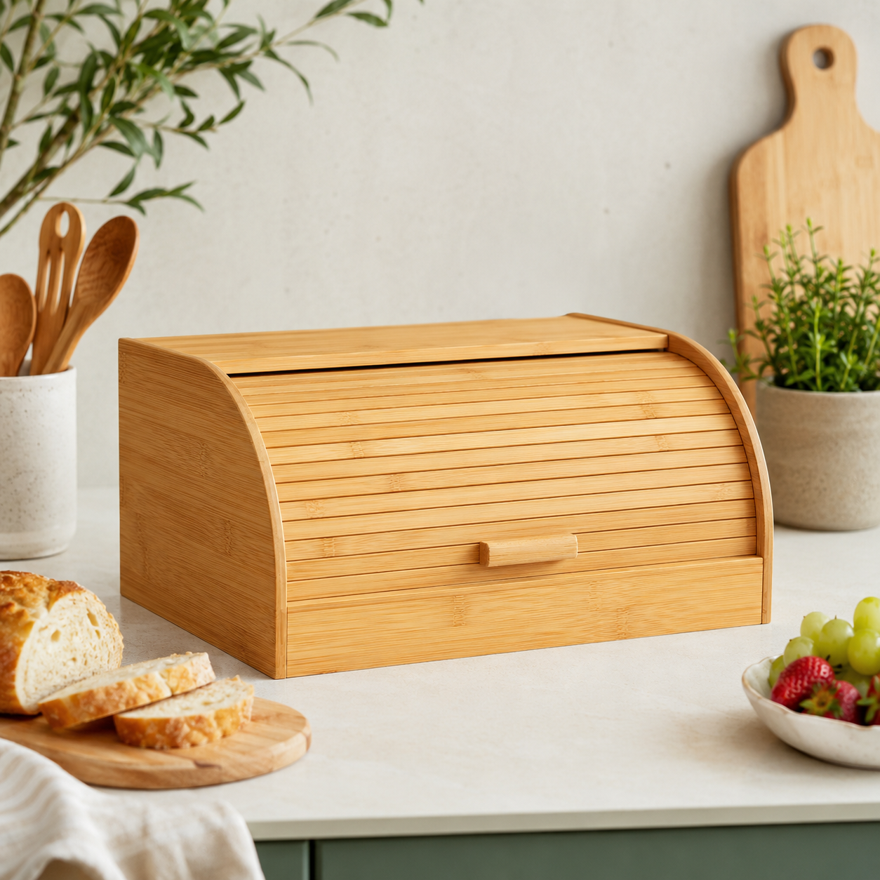 Bamboo Bread Box