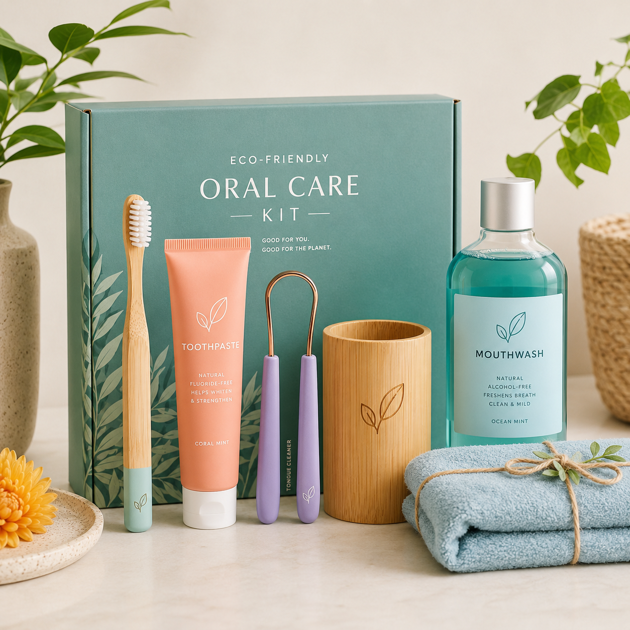 Eco Friendly Oral Care Kit Set
