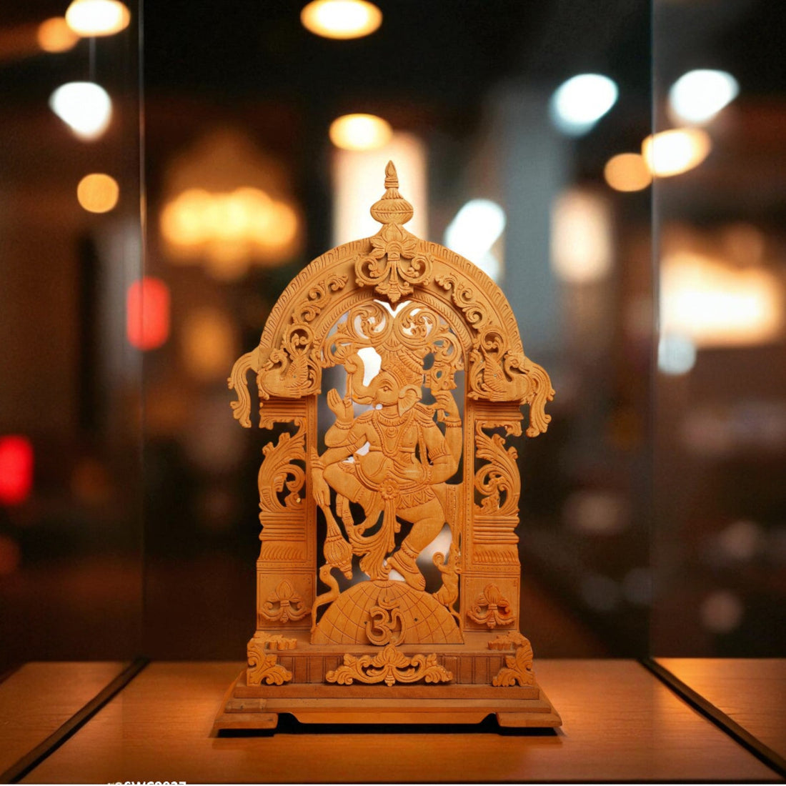 Ganapathi Shivani Wood Carved Frame