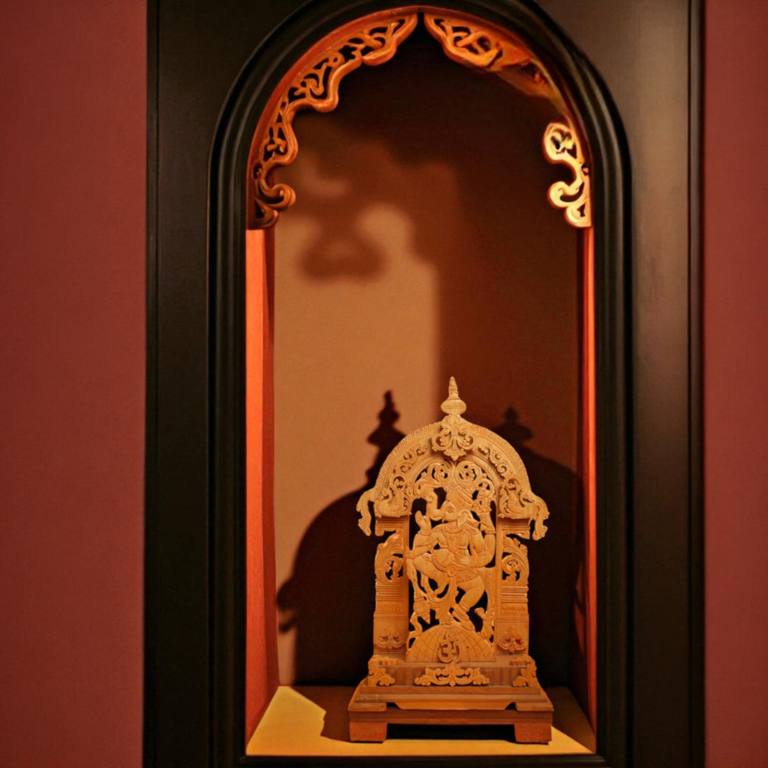 Ganapathi Shivani Wood Carved Frame