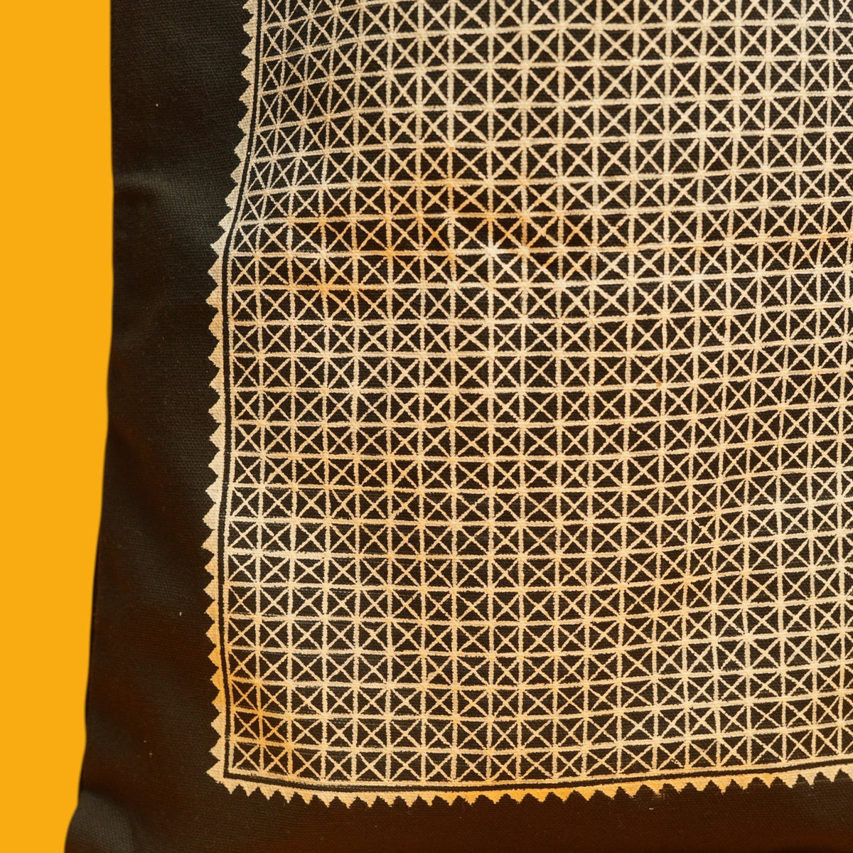 Black Hase Chittara Cotton Tote Bag – view 3