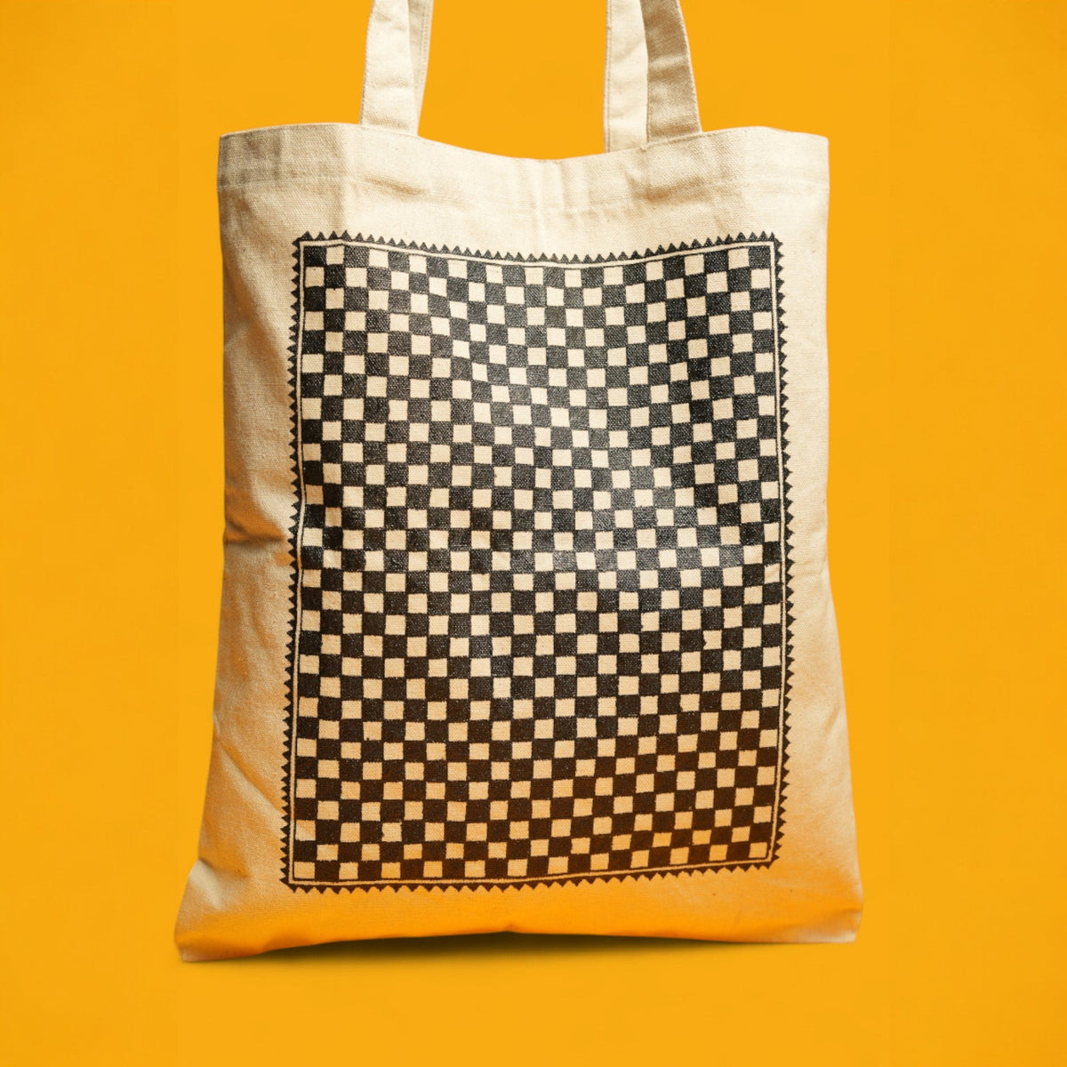 White Hase Chittara Cotton Tote Bag – view 2