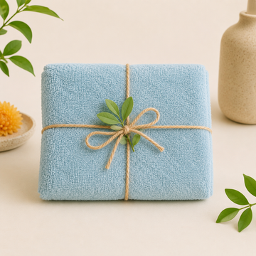 Organic Cotton Towel Gift Wrapped