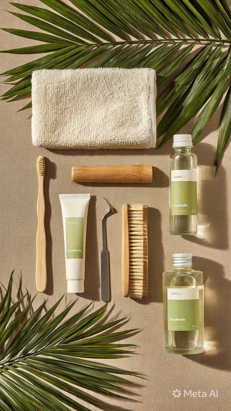 Sustainable Personal Care Kit Flatlay