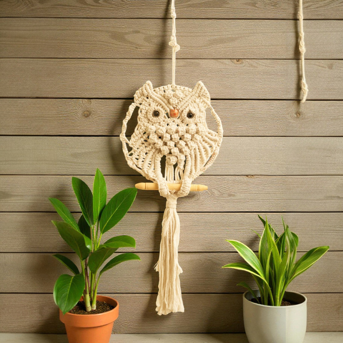 Macramé Owl Wall Hanging (Set of 2) – view 4