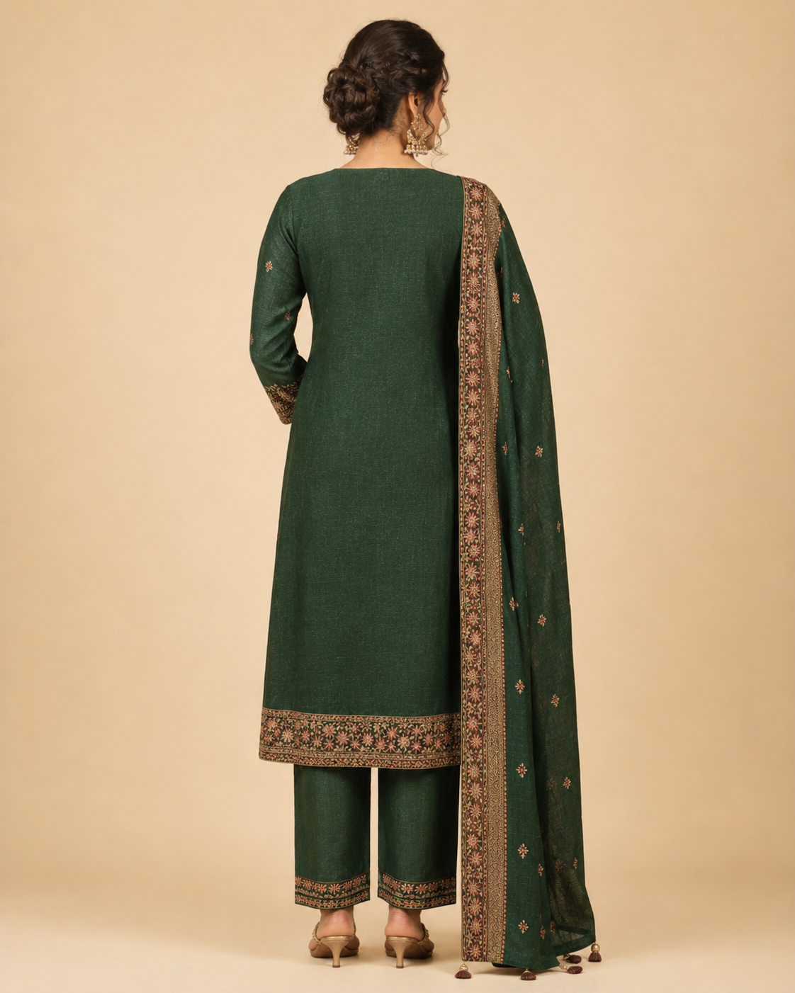 Womens Traditional Salwar Kameez Green