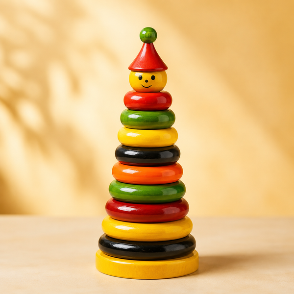 Wooden Stacking Ring Tower Toy